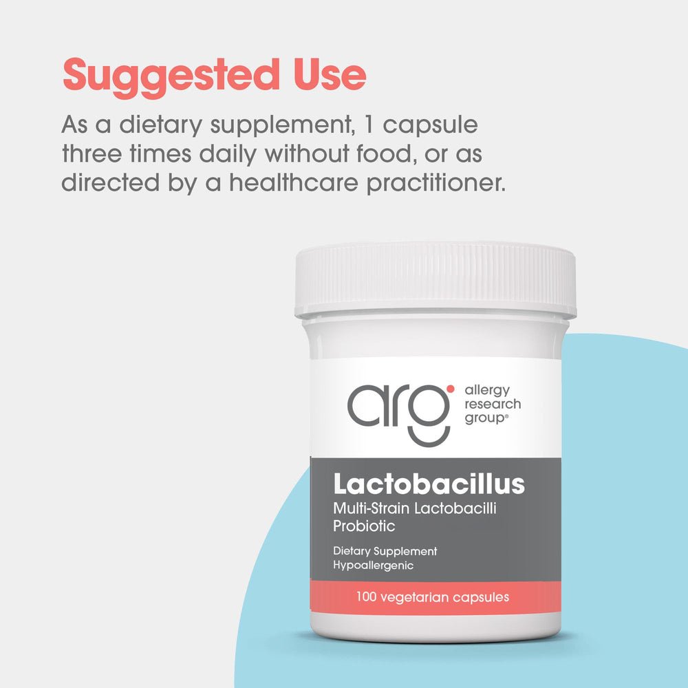 Allergy Research Group vegetarian capsules suitable for plant-based diets.