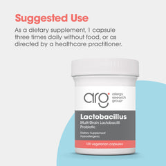 Allergy Research Group vegetarian capsules suitable for plant-based diets.
