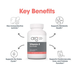 Dry powder capsule form of Allergy Research Group Vitamin E Succinate