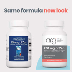 Zen capsules highlight non-drowsy calm support in a vegetarian formula