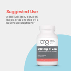 Zen free-from icons indicating gluten-free and hypoallergenic qualities