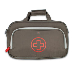 Allermates Parker 2-in-1 bag front view for organized travel meds
