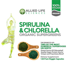 Allied Life green superfood capsules close-up highlights convenient daily protein.