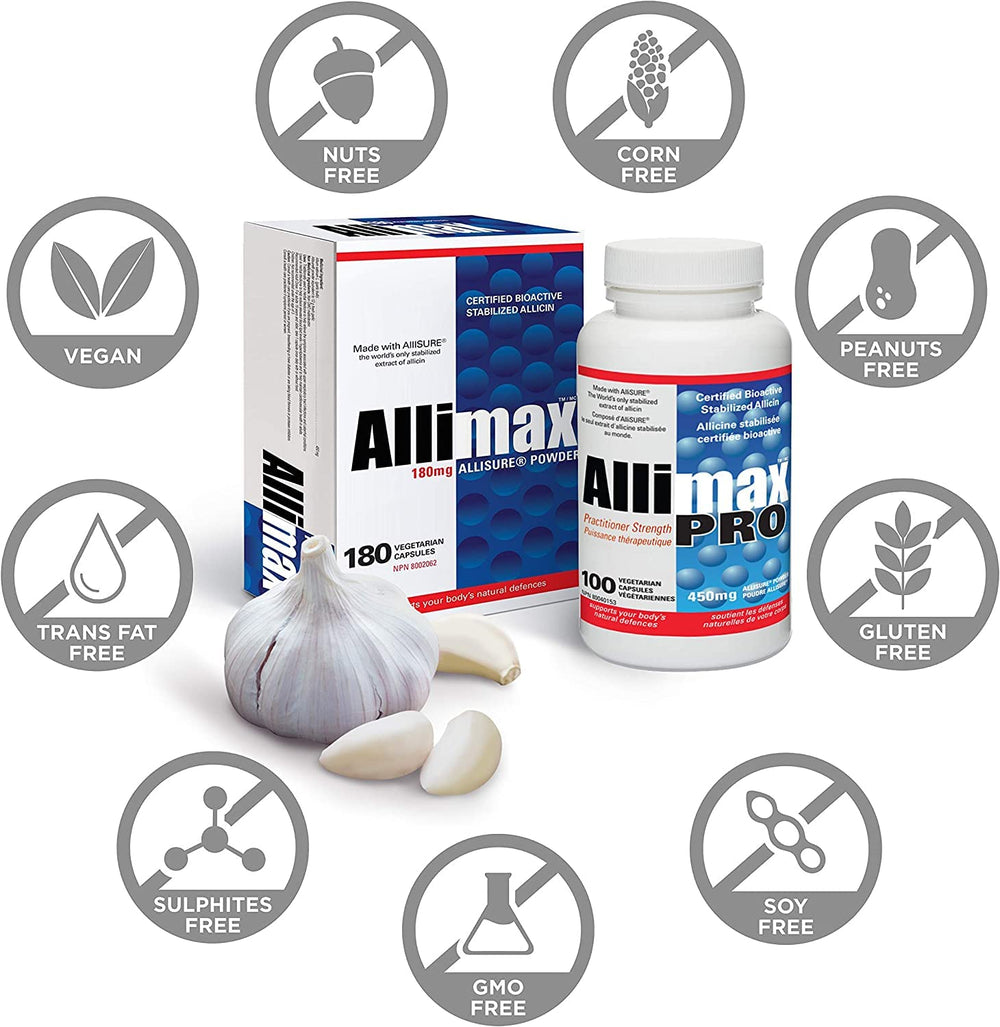 ALLIMAX daily-use capsule suggests simple daily immune care