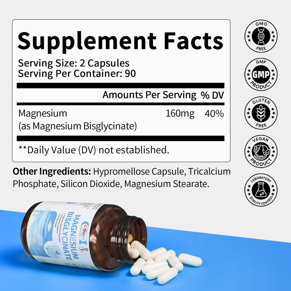 Alliwise cognitive mood support glycinate for clear focus and steady mood