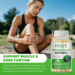Alliwise magnesium glycinate glass bottle on table suggests a regular wellness routine.