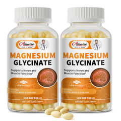 Alliwise Magnesium Glycinate bottle front showing easy daily support.