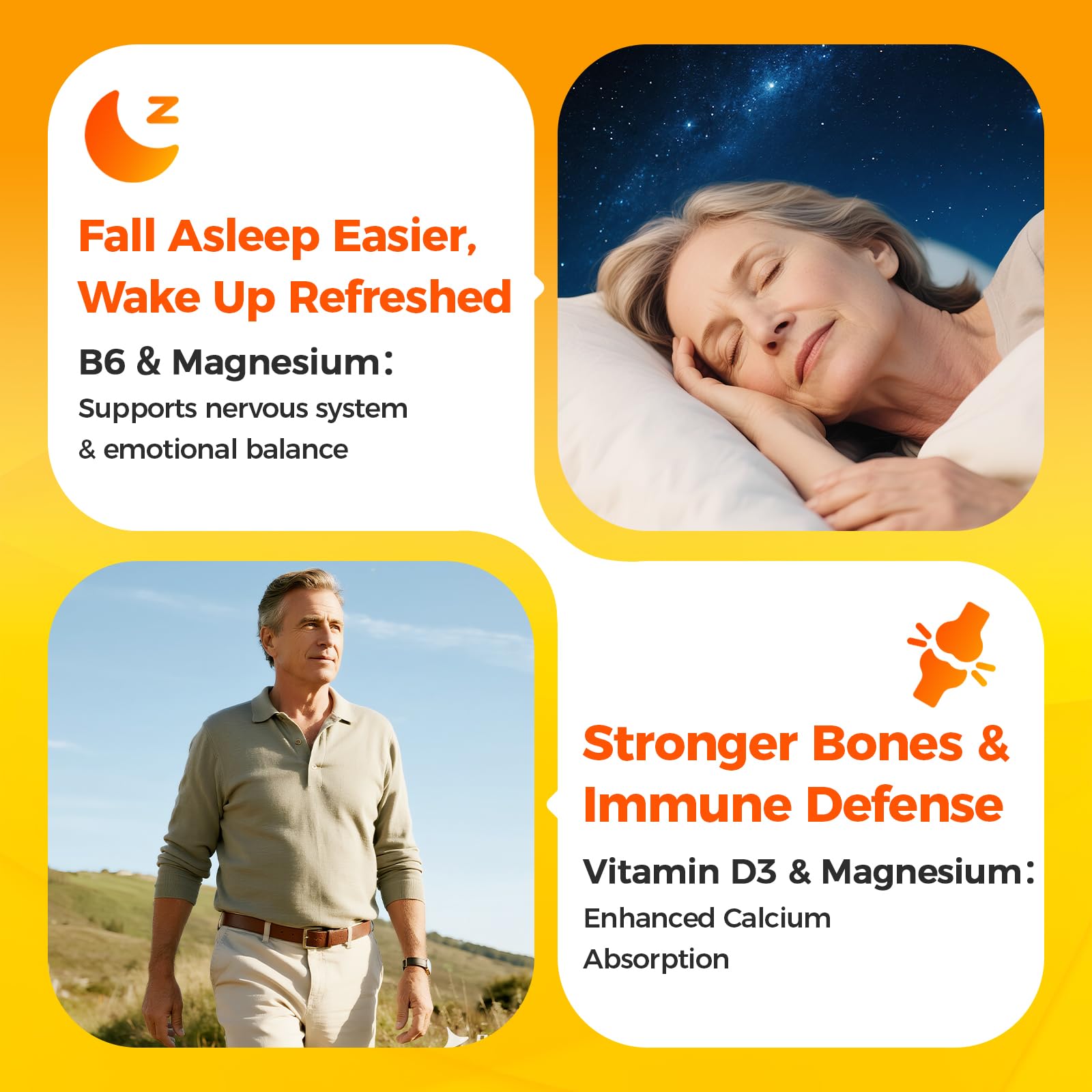 Alliwise night-use scene suggests sleep support and calmer evenings.