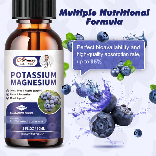 Pouring Alliwise drops demonstrates easy daily dosing and convenience