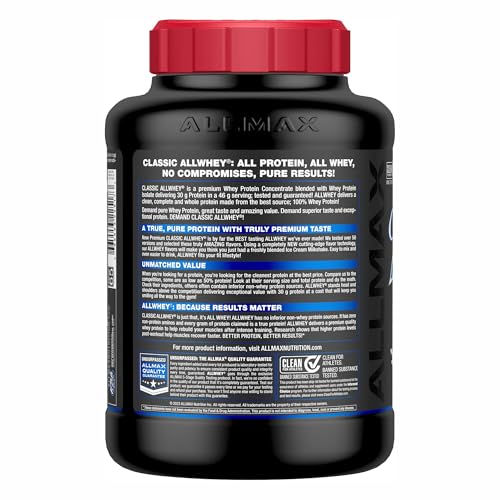 ALLMAX AllWhey Classic vanilla shaker cup mix blends smoothly after workouts
