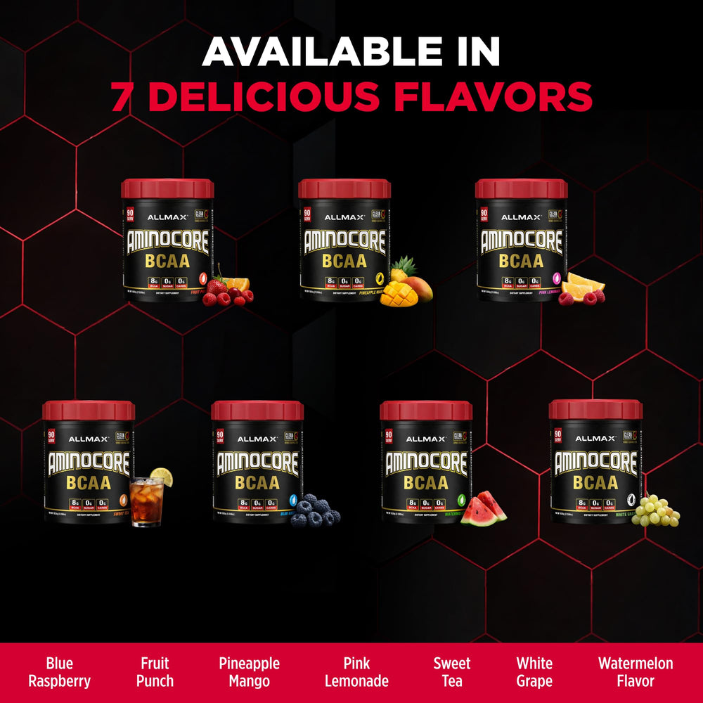 ALLMAX AMINOCORE energy pre-workout use in a bottle