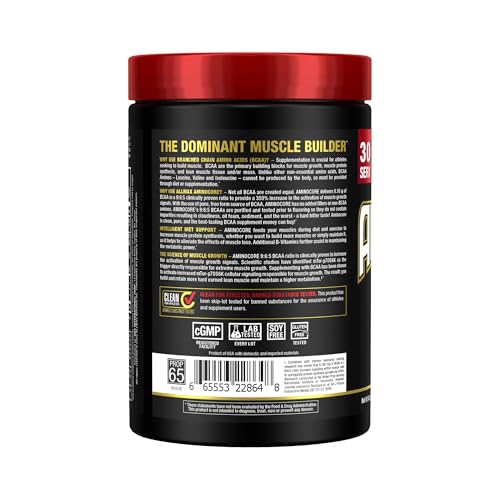 ALLMAX AMINOCORE scoop included for precise powder serving.