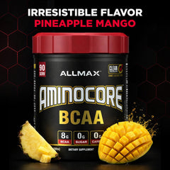ALLMAX AMINOCORE sugar-free packaging suitable for low-sugar routines