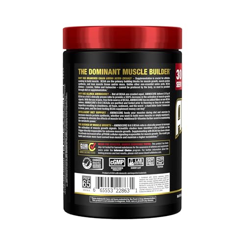 ALLMAX AMINOCORE pineapple mango scoop dispensing for easy pre-workout portions