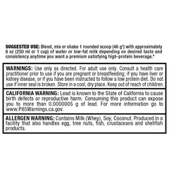 Allmax ALLWHEY chocolate instantized powder promises smooth mixing.