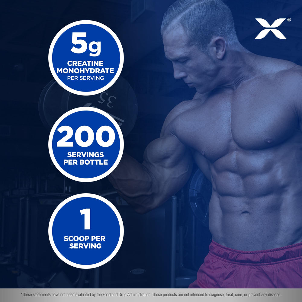 Athlete using ALLMAX Essentials Creatine during training for intensity support.
