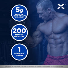 Athlete using ALLMAX Essentials Creatine during training for intensity support.