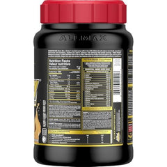 ALLMAX Gold ALLWHEY scoop showing 24g protein per serving for quick fueling.