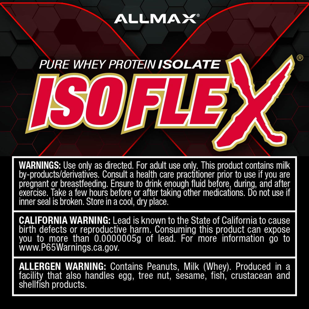 ALLMAX ISOFLEX athlete in action demonstrates versatile pre or post-workout use