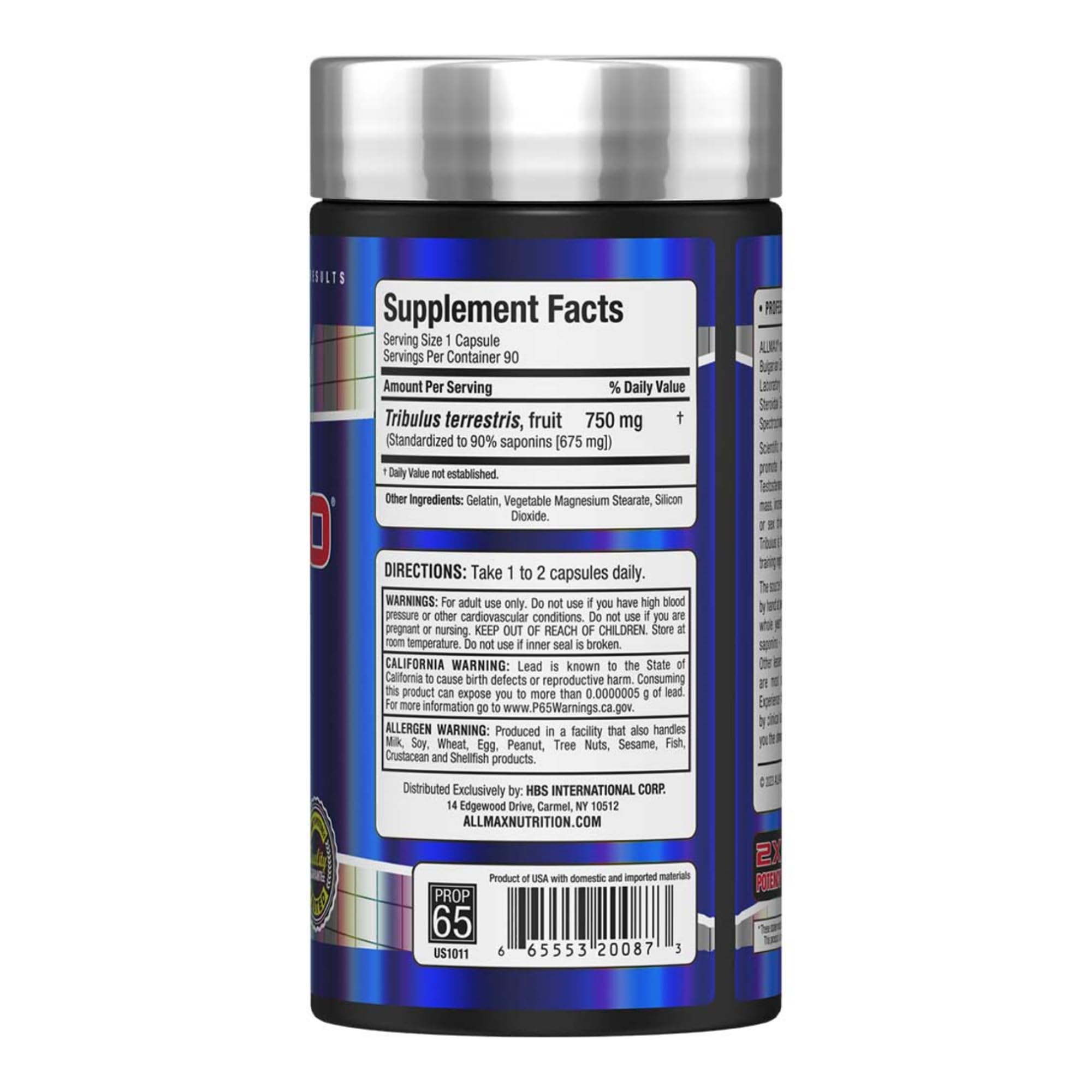 Wild-harvested Bulgarian Tribulus source with high saponins for potent formulation.
