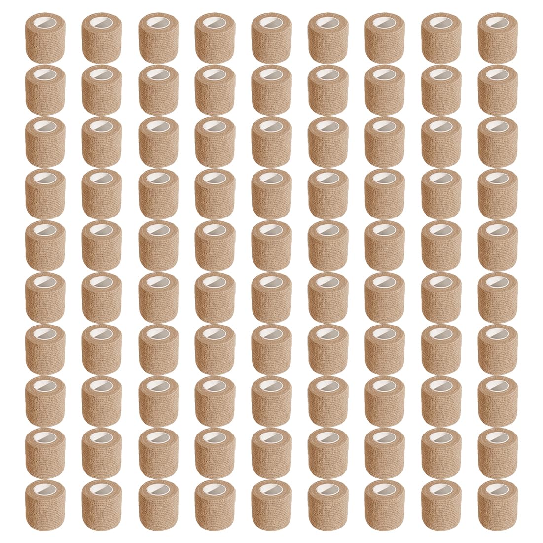 Allruyee 100-roll self-adhesive bandage wrap package for quick applications