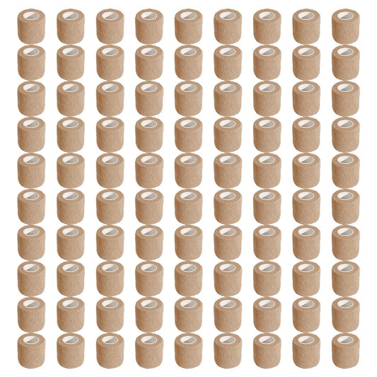 Allruyee 100-roll self-adhesive bandage wrap package for quick applications