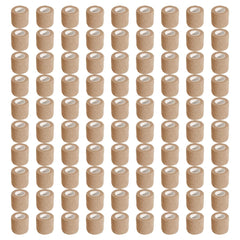 Allruyee 100-roll self-adhesive bandage wrap package for quick applications