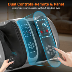 AllYouger customizable modes offer personalized foot massage programs