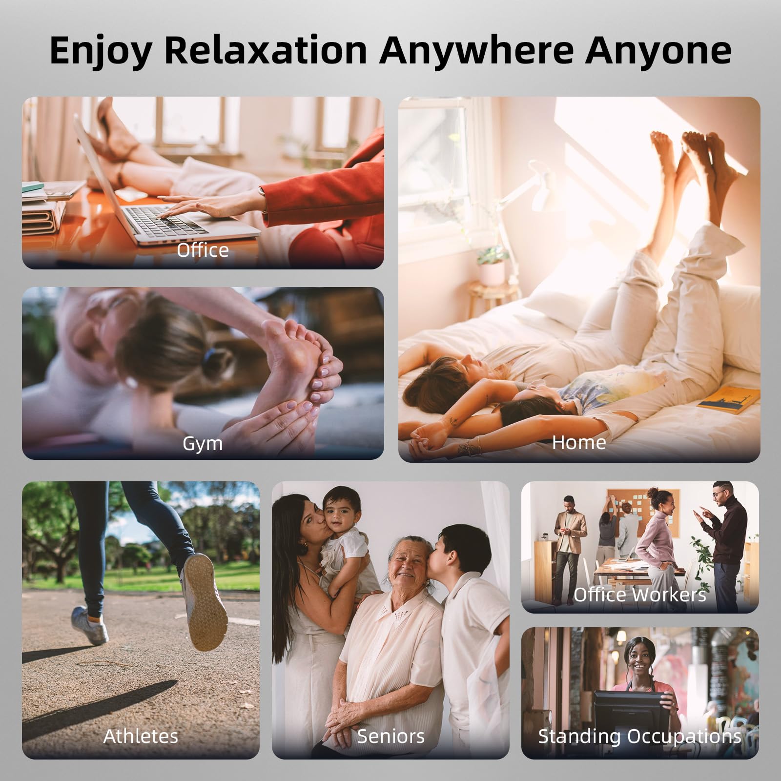 ALLYOUGER Shiatsu foot massager breathable cover helps keep feet comfy