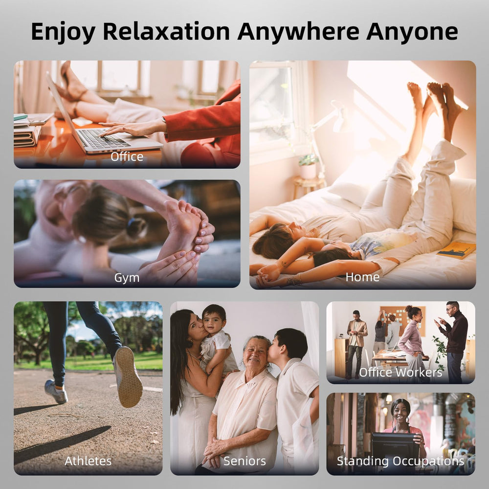 ALLYOUGER Shiatsu foot massager breathable cover helps keep feet comfy