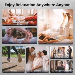 ALLYOUGER Shiatsu foot massager breathable cover helps keep feet comfy