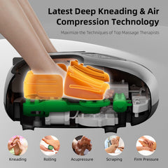 ALLYOUGER Shiatsu foot massager heat setting enhances warm comfort during routines