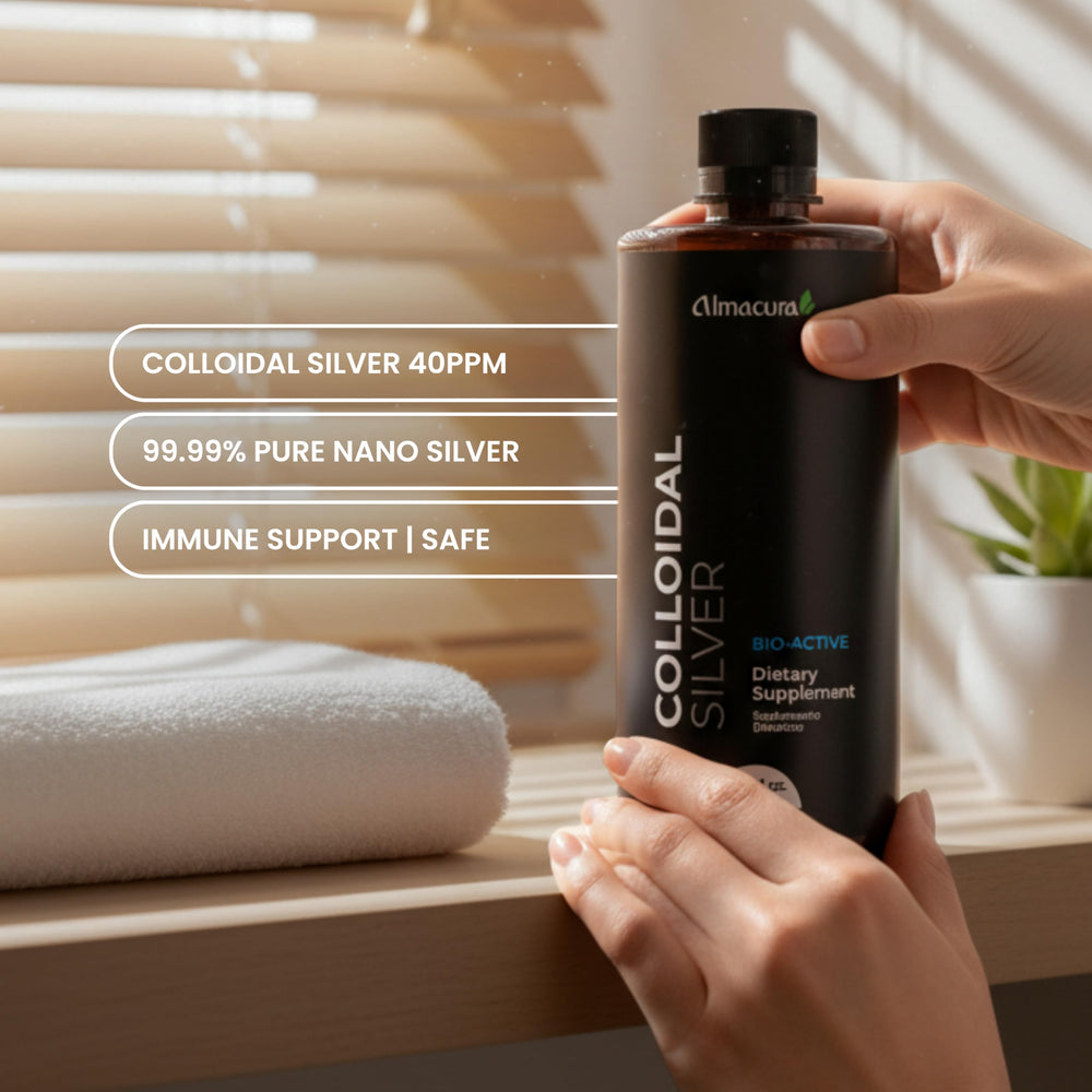 Label detail highlights high-purity silver and concentration on Almacura