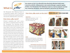 ALO Pain Relief Cream professionals-approved formula for therapy-based relief.