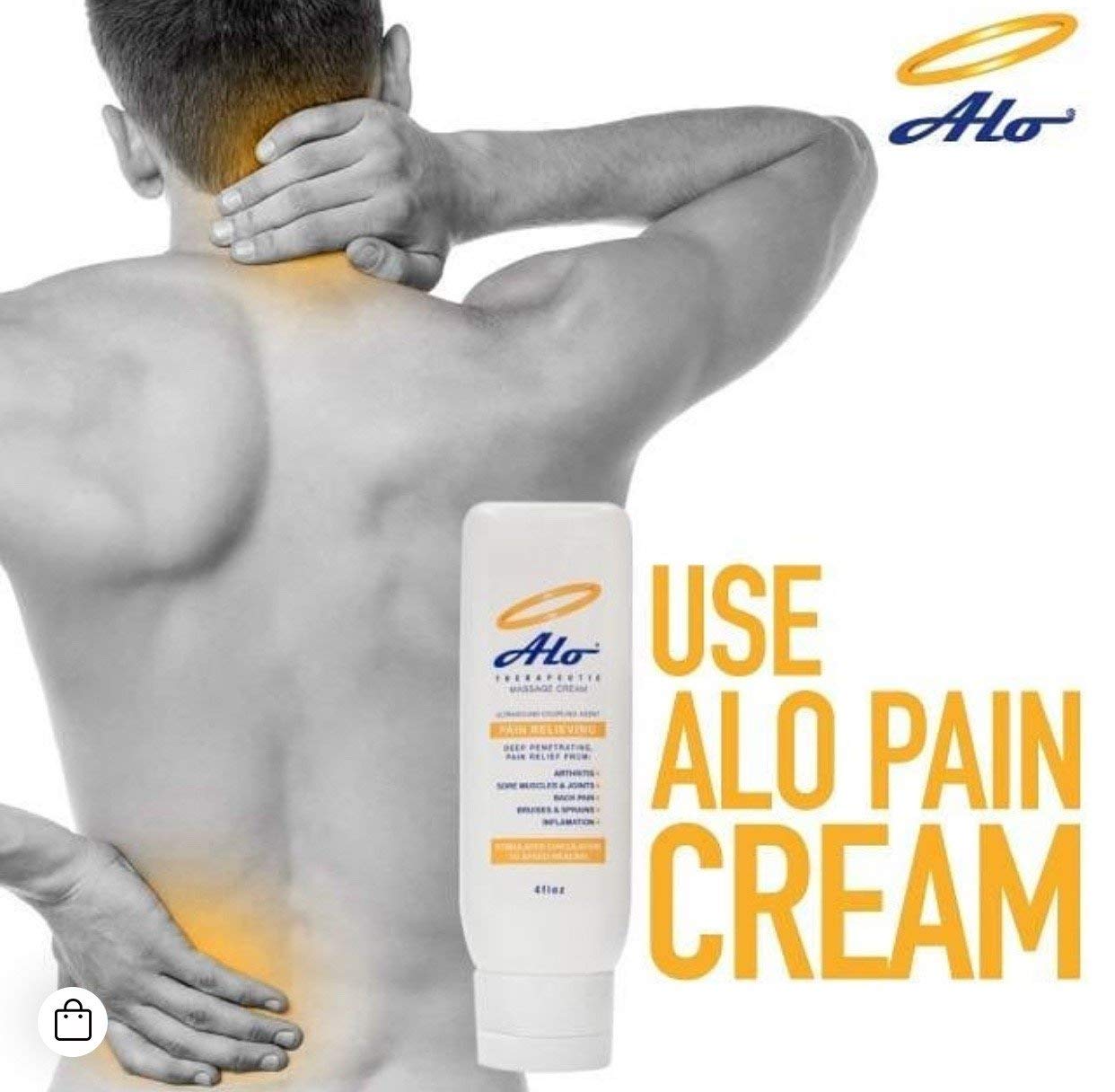 ALO Pain Relief Cream used for workout soreness after exercise
