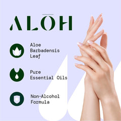 ALŌH Skin Softening Hand Wipes bulk box with 500 individually wrapped wipes