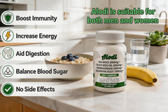 ALO DI Kelp seaweed ingredients bowl indicating iodine-rich support for the thyroid