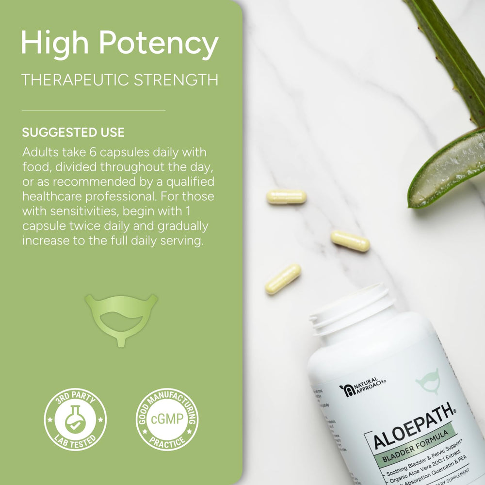 ALOEPATH third-party tested seal signals quality and safety before you take daily.