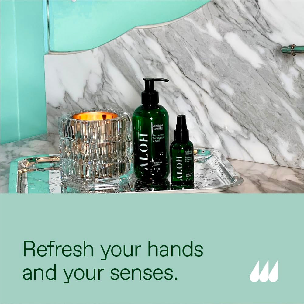 ALŌH hand gel suits kids and adults for quick cleansing moments
