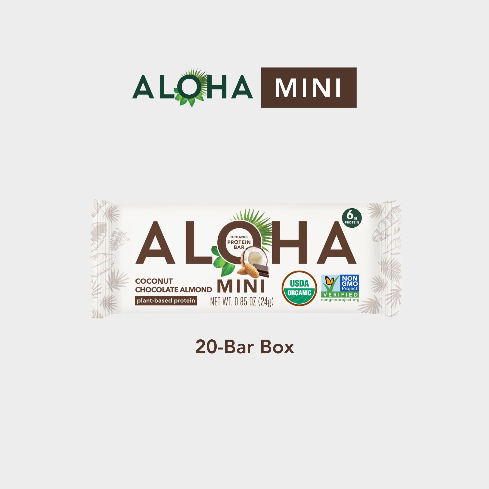 A fit enthusiast enjoying ALOHA Minis Coconut Chocolate Almond bar after workout