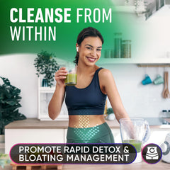 Alpha Flow Chlorophyll Drops dropper showing easy daily dose for convenient use