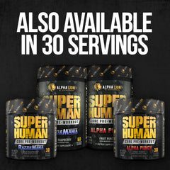 ALPHA LION Core shake in Razzle Mania ready to boost focus during workouts