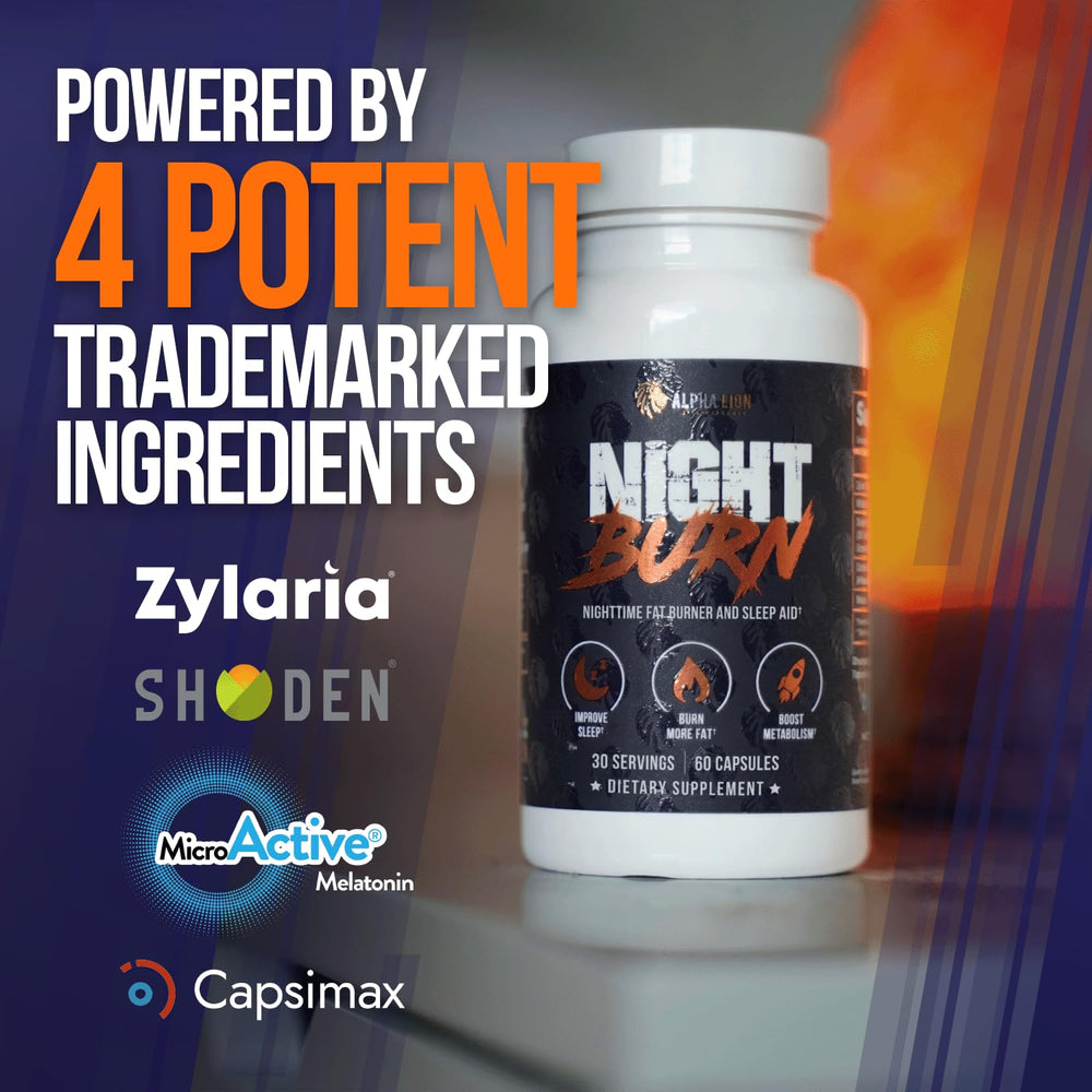 ALPHA LION Night Burn pour depicting convenient serving
