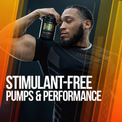 ALPHA LION nootropic blend with lion's mane for focused training.