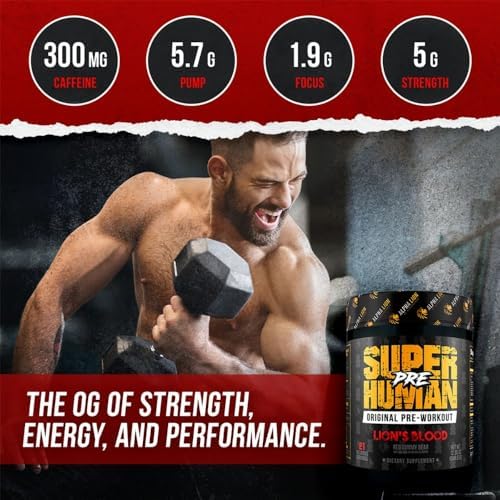 ALPHA LION pre-workout scoop shown for precise dosing