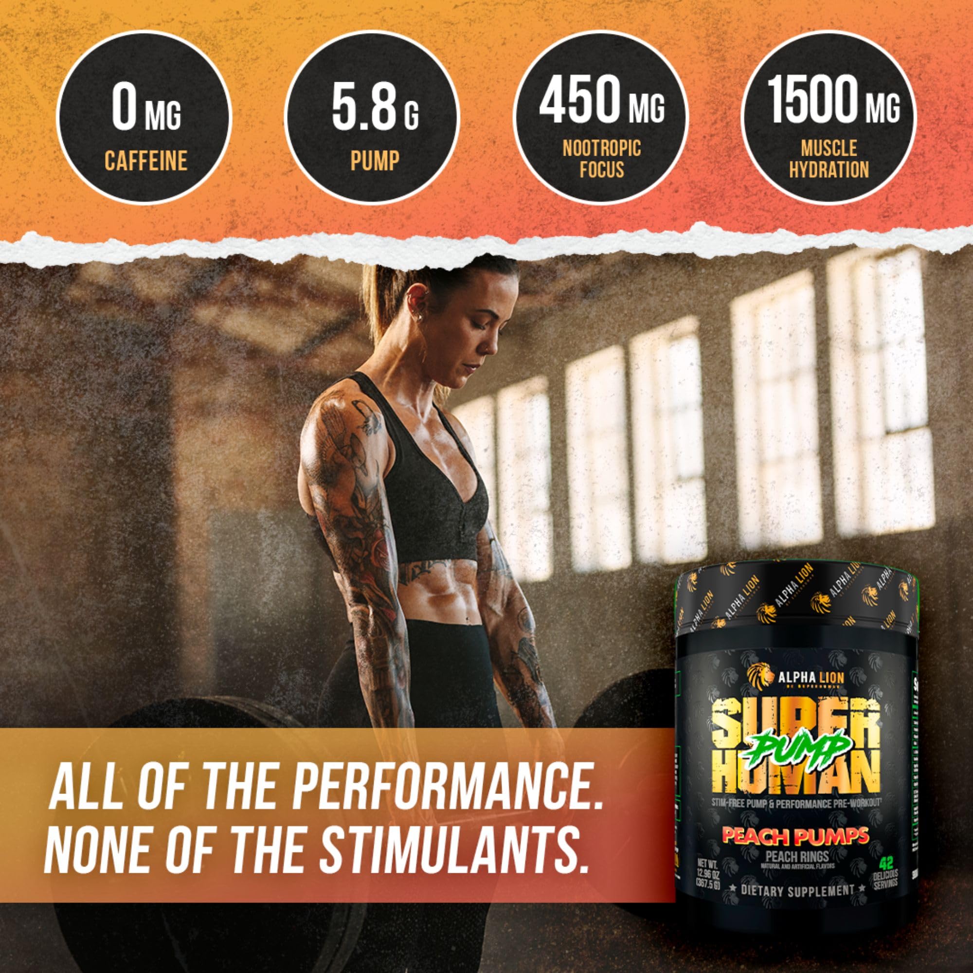 ALPHA LION powder dissolving in water for fast hydration