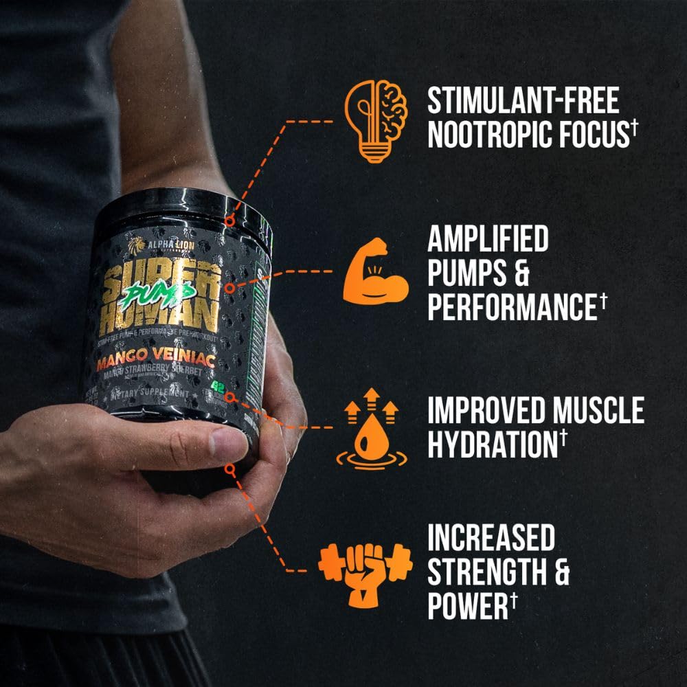 ALPHA LION scoop shown for fast, convenient pre-workout mixing.