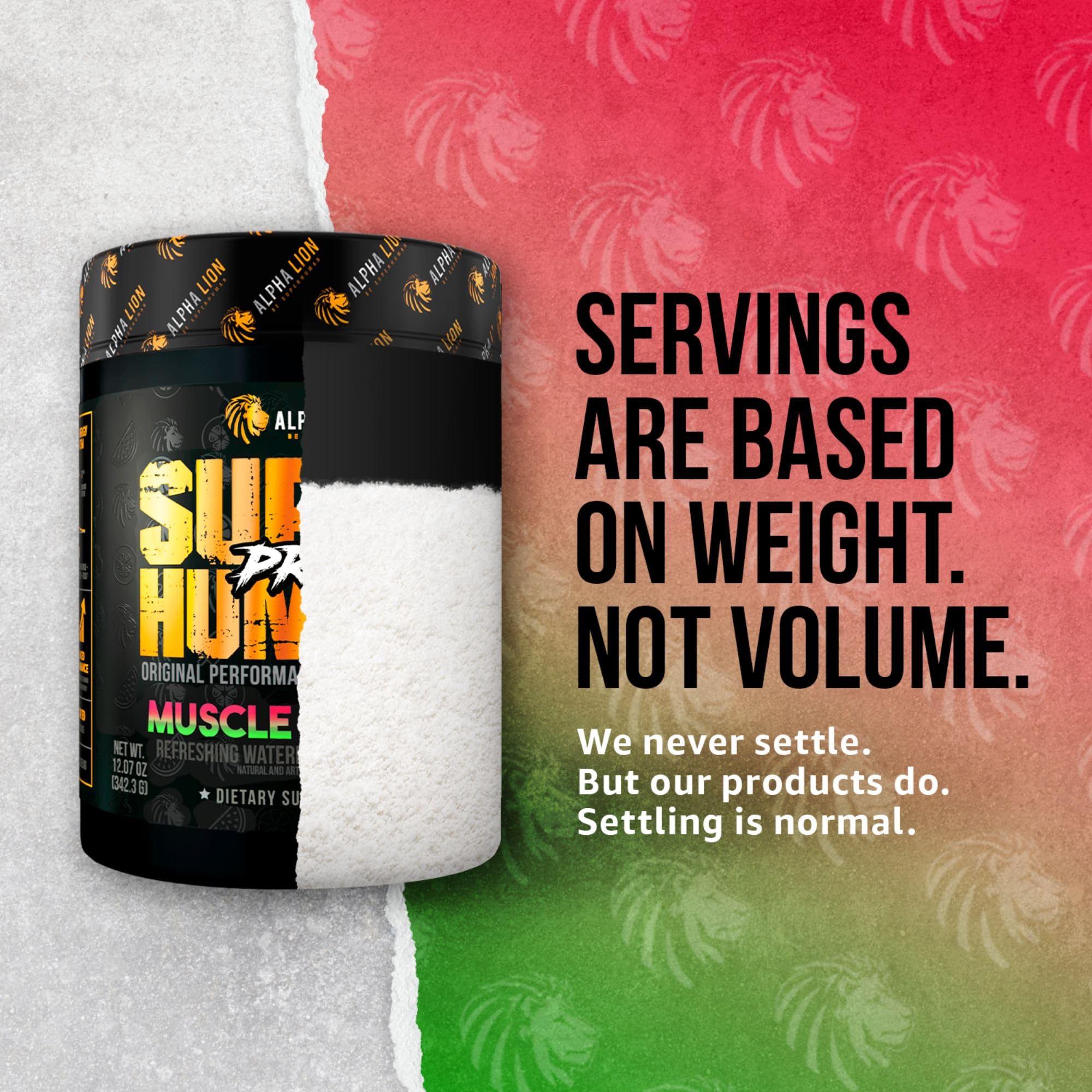 ALPHA LION Sour Gummy Bear flavor close-up highlighting premium taste