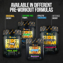 Gym setting featuring ALPHA LION Superhuman Burn performance pack