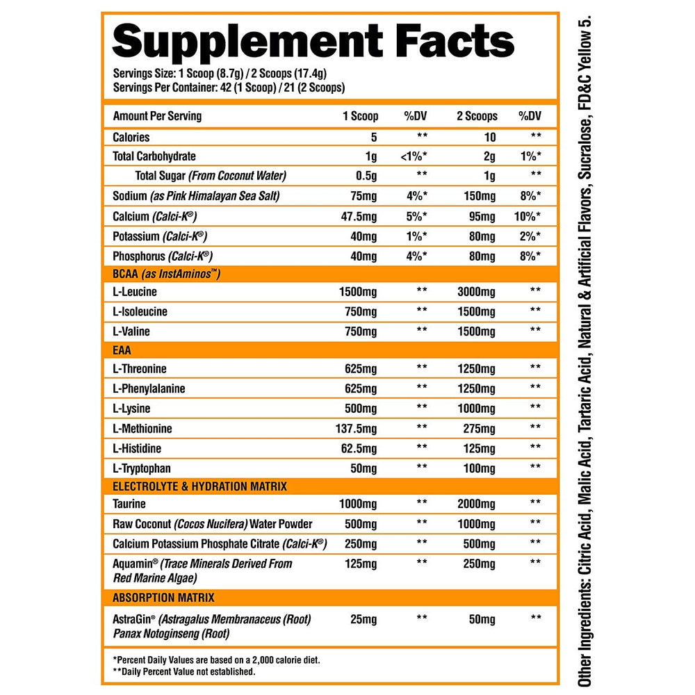 Alpha Lion Superhuman Intra pineapple powder scoop for flavorful workout fueling